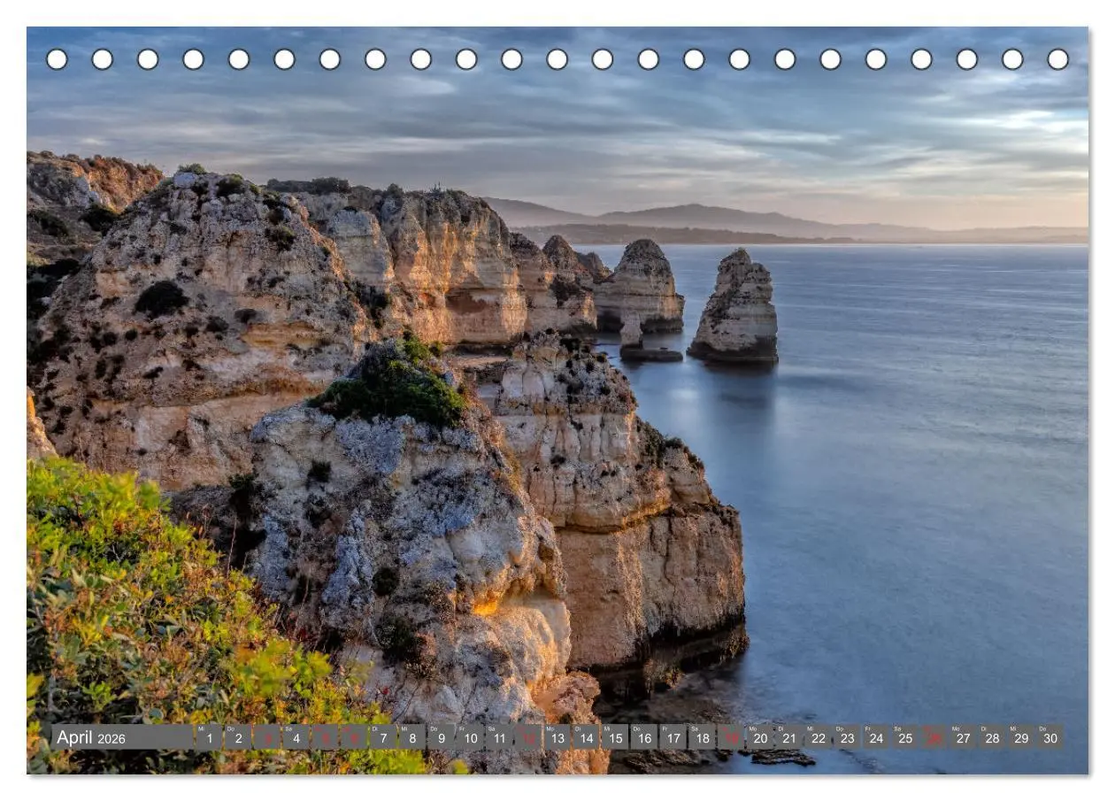Bild: 9783457628256 | Die Algarve - Portugals märchenhafte Felsenküste (Tischkalender...