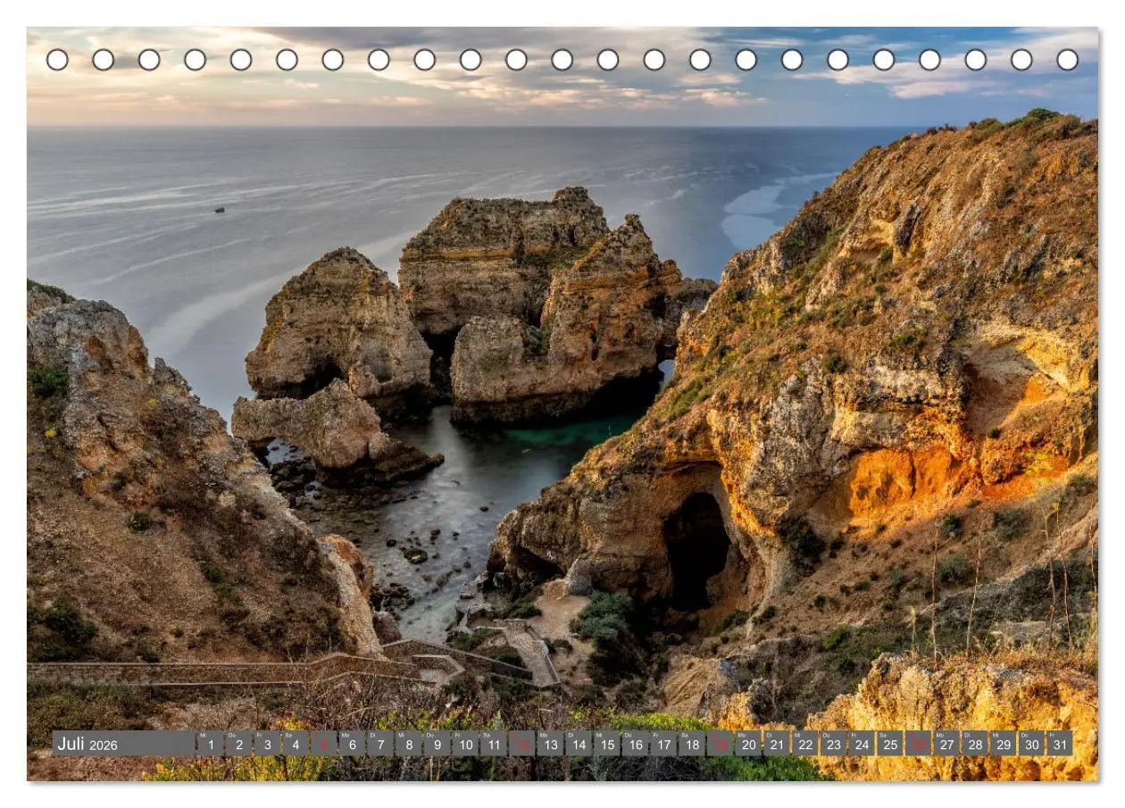 Bild: 9783457628256 | Die Algarve - Portugals märchenhafte Felsenküste (Tischkalender...