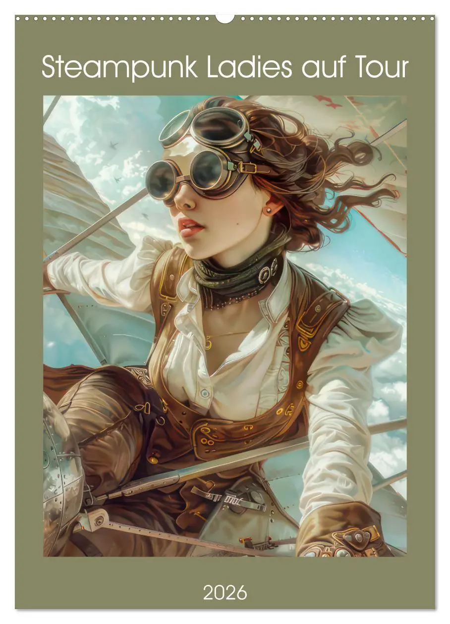 Cover: 9783516268256 | Steampunk Ladies auf Tour (Wandkalender 2026 DIN A2 hoch), CALVENDO...