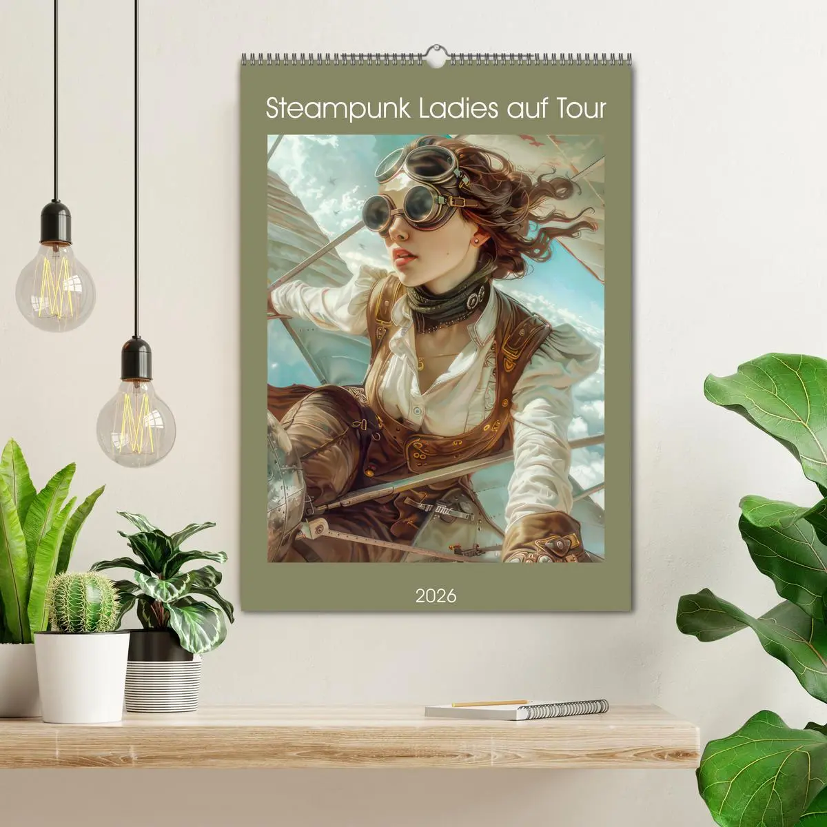 Bild: 9783516268256 | Steampunk Ladies auf Tour (Wandkalender 2026 DIN A2 hoch), CALVENDO...
