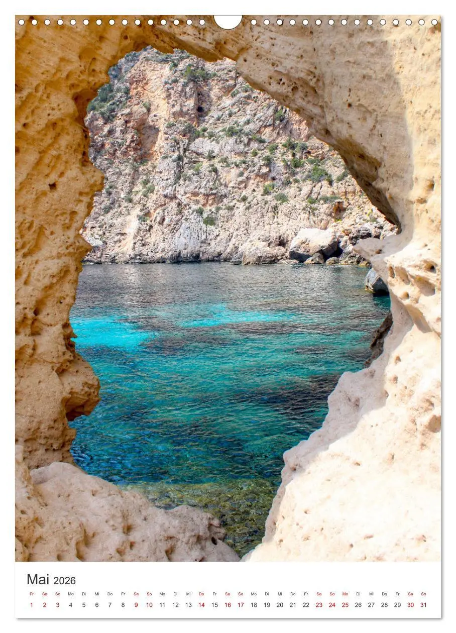 Bild: 9783516338256 | Ab nach Ibiza (Wandkalender 2026 DIN A3 hoch), CALVENDO Monatskalender