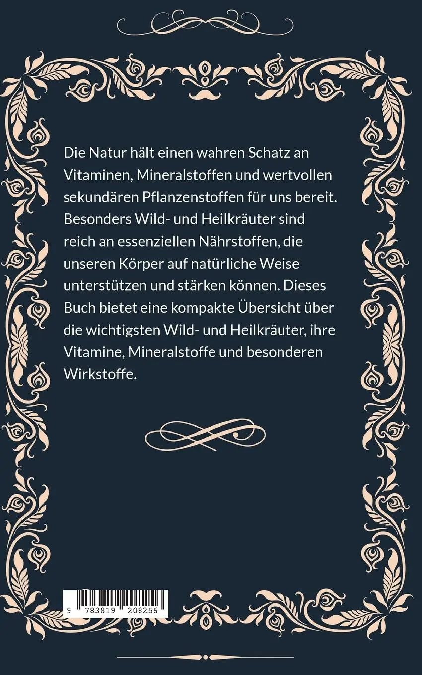 Rückseite: 9783819208256 | Kleines Vitaminbuch "Wild- und Heilkräuter" | naturbewusst | Buch