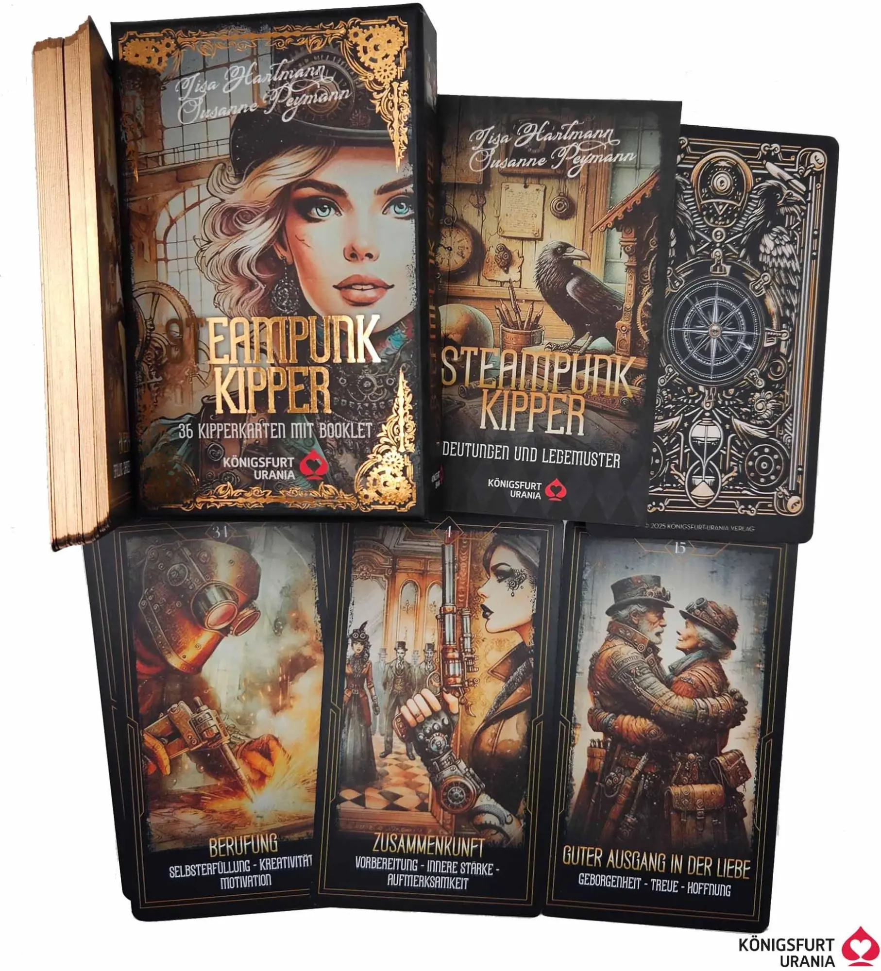 Cover: 9783868268256 | Steampunk Kipper - 36 Kipperkarten und 144-seitiges Booklet...