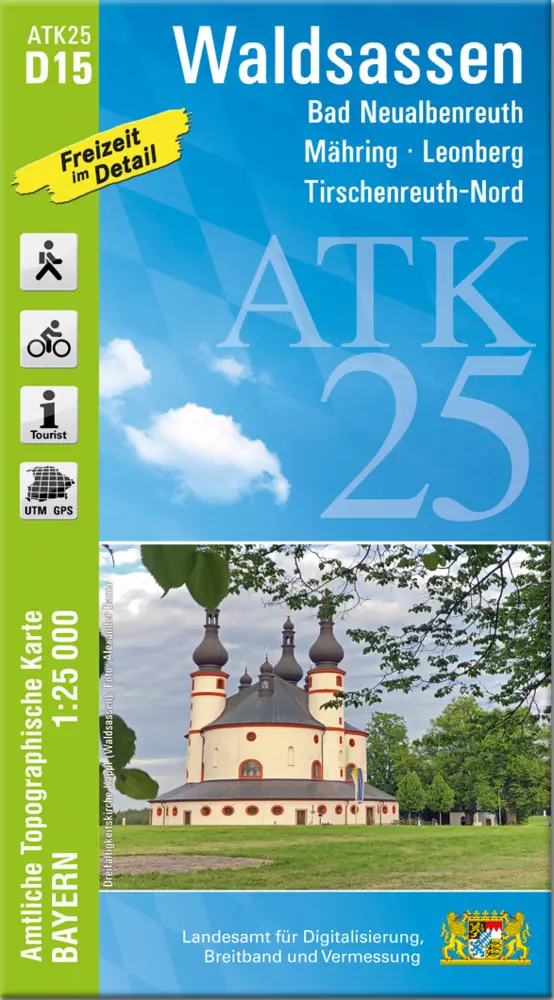 Cover: 9783899338256 | Waldsassen 1 : 25 000 | Digitalisierung | (Land-)Karte | Deutsch