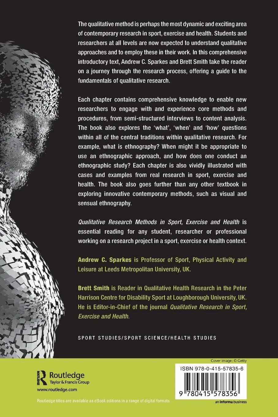 Rückseite: 9780415578356 | Qualitative Research Methods in Sport, Exercise and Health | Buch