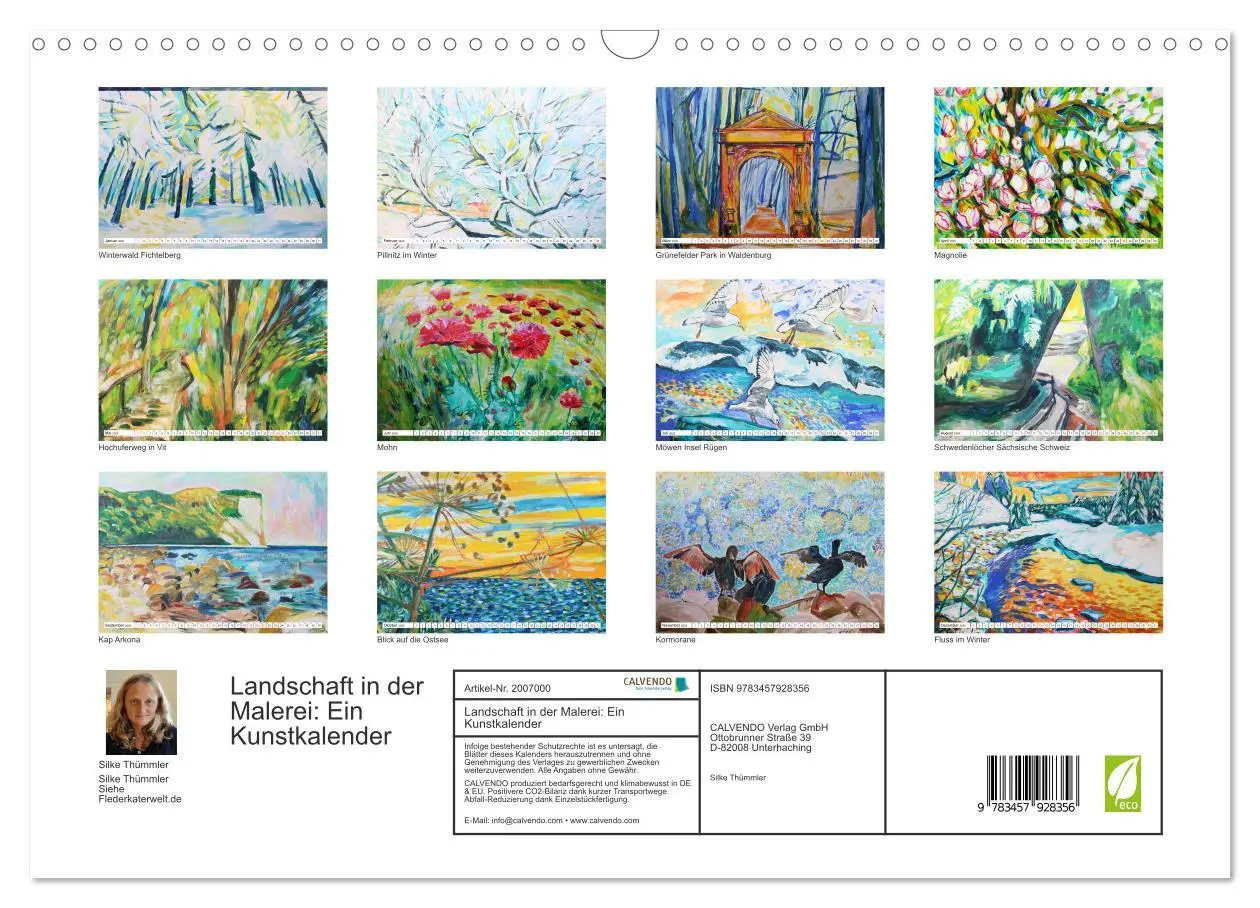Bild: 9783457928356 | Landschaft in der Malerei: Ein Kunstkalender (Wandkalender 2026 DIN...