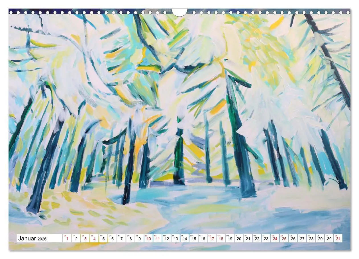 Bild: 9783457928356 | Landschaft in der Malerei: Ein Kunstkalender (Wandkalender 2026 DIN...