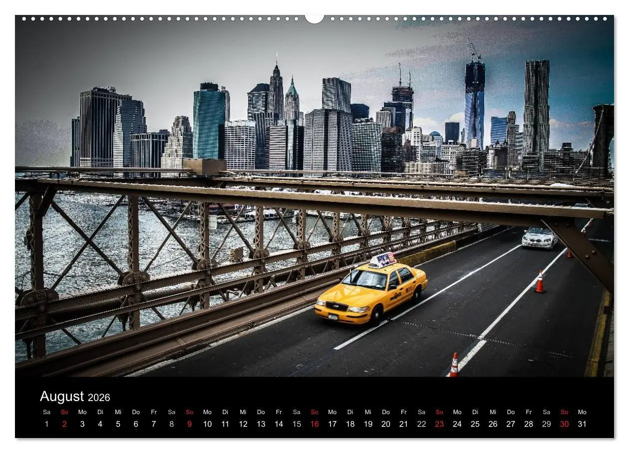 Bild: 9783516188356 | New York feeling (hochwertiger Premium Wandkalender 2026 DIN A2...