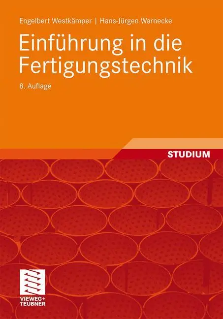 Cover: 9783834808356 | Einführung in die Fertigungstechnik | Hans-Jürgen Warnecke (u. a.)
