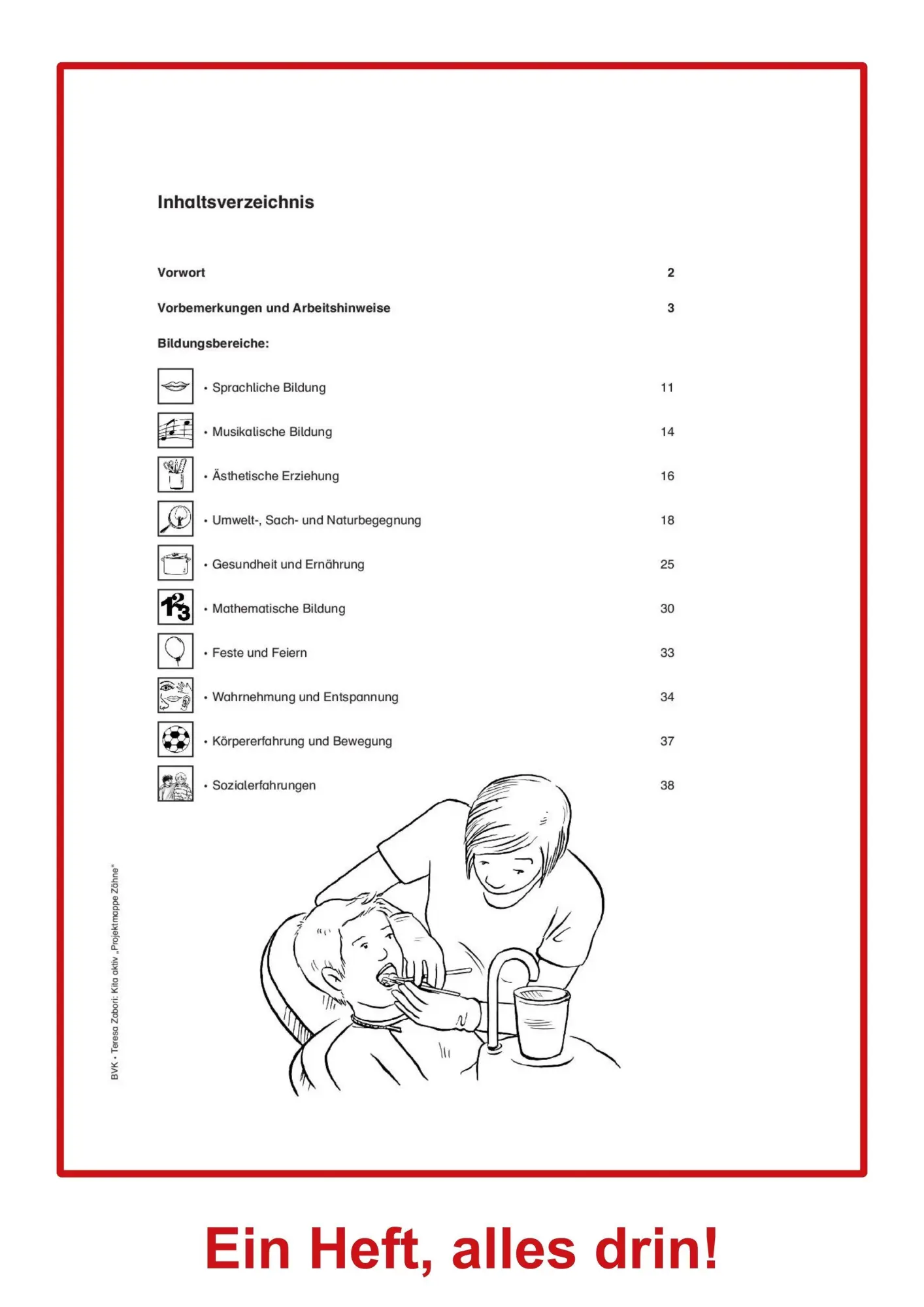 Bild: 9783867408356 | Kita aktiv Projektmappe Zähne | Teresa Zabori | Broschüre | 40 S.