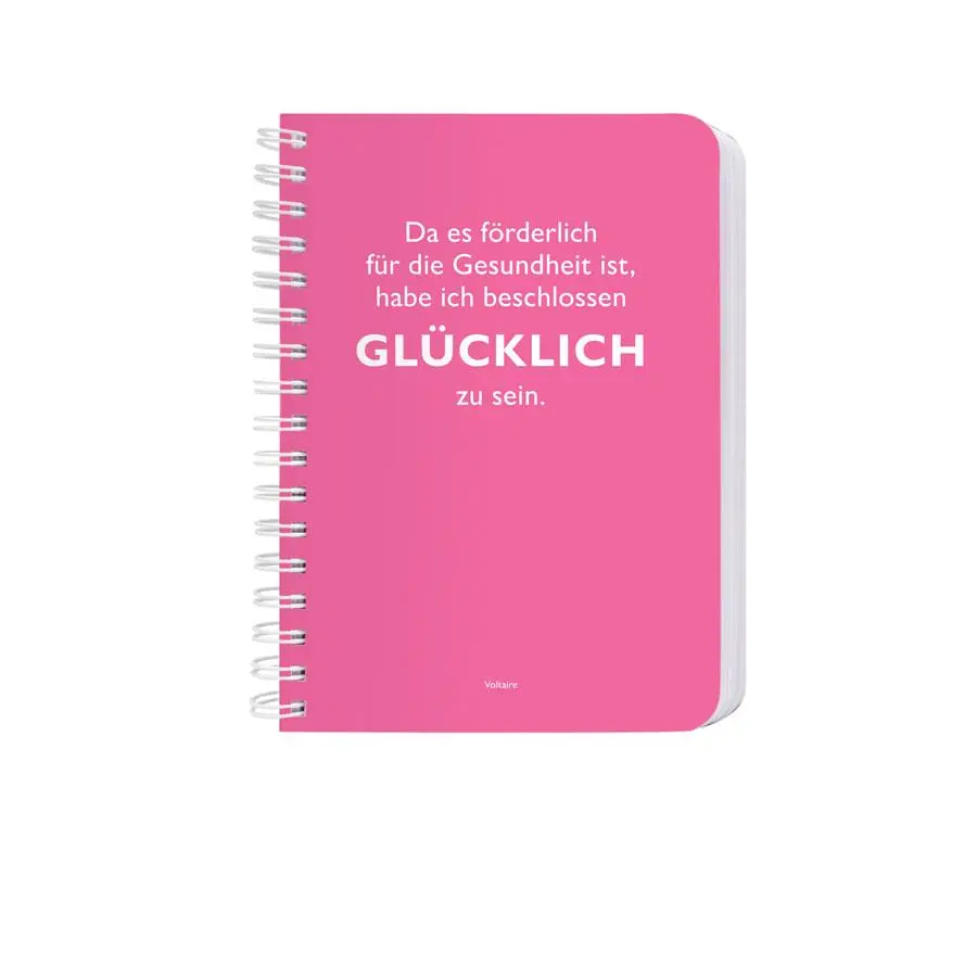Cover: 4048809028456 | Ringbuch A6 Voltaire Glücklich | Deutsch | 2023 | EAN 4048809028456