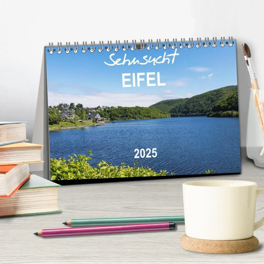 Bild: 9783435138456 | Eifel Sehnsucht (Tischkalender 2025 DIN A5 quer), CALVENDO...