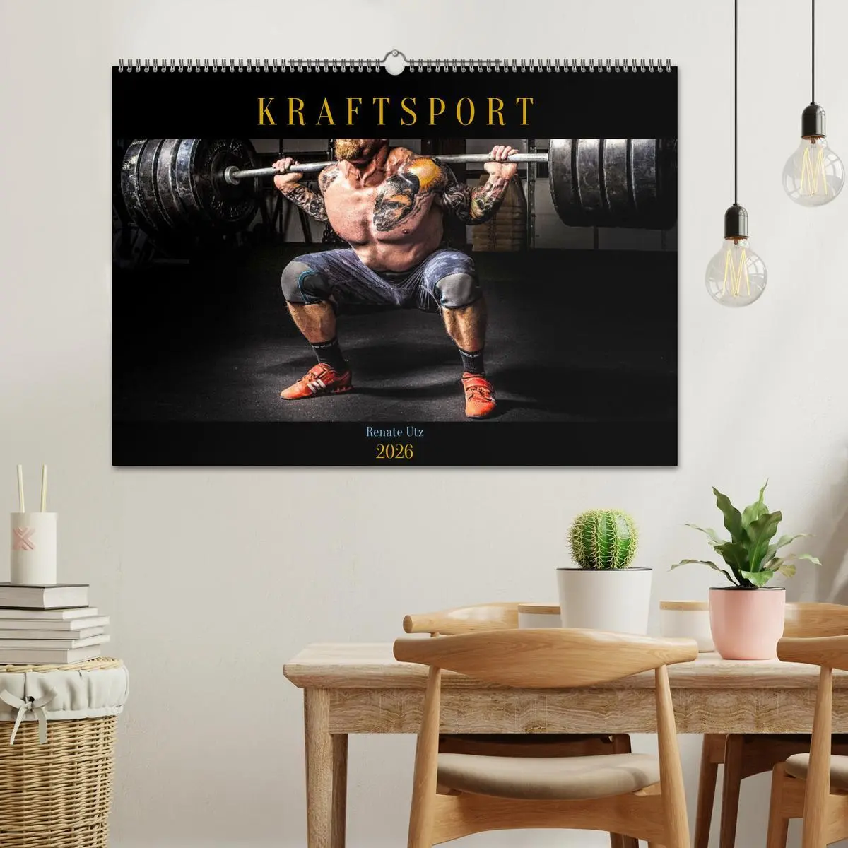 Bild: 9783457608456 | Kraftsport (Wandkalender 2026 DIN A2 quer), CALVENDO Monatskalender