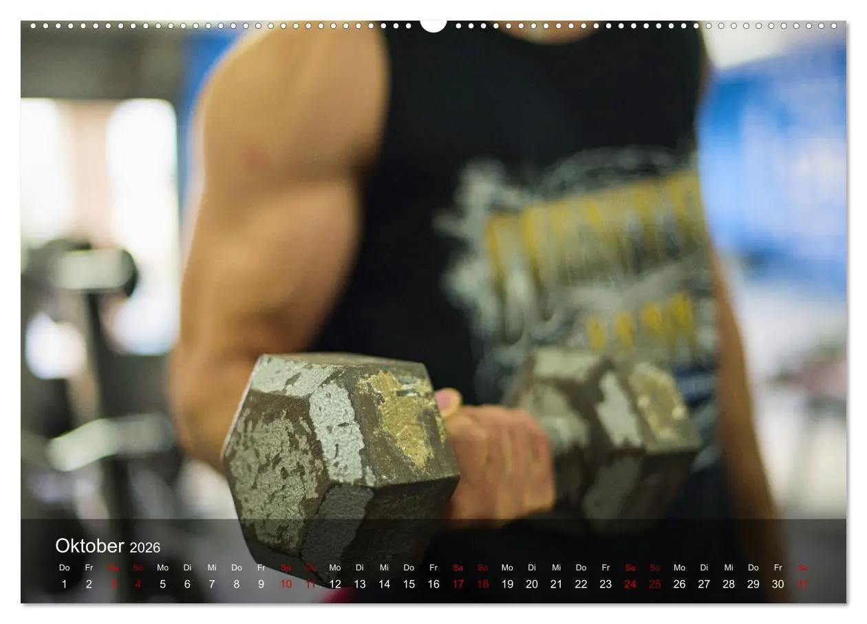 Bild: 9783457608456 | Kraftsport (Wandkalender 2026 DIN A2 quer), CALVENDO Monatskalender