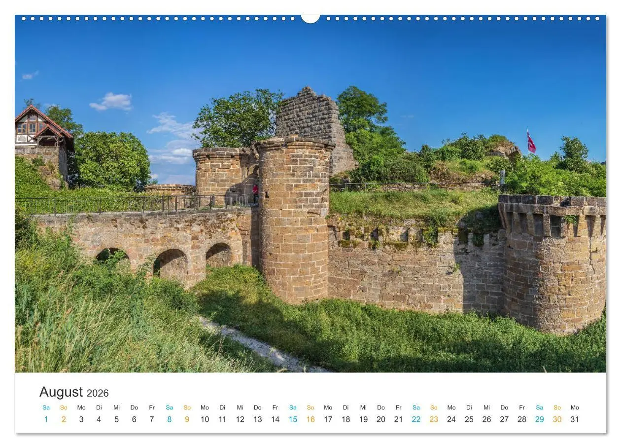 Bild: 9783457778456 | Haßberge - Burgen und Burgruinen (Wandkalender 2026 DIN A2 quer),...