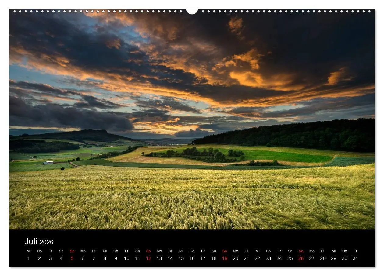 Bild: 9783516178456 | Vulkanlandschaft Hegau 2026 (hochwertiger Premium Wandkalender 2026...