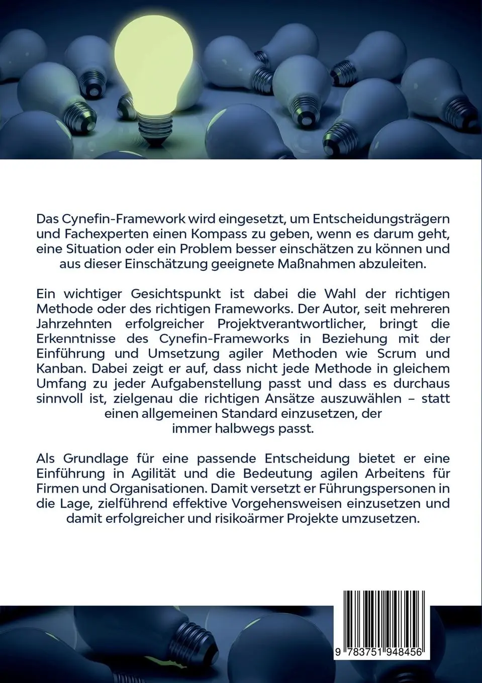Rückseite: 9783751948456 | Cynefin-Framework als Wegweiser zur Agilen Führung | Charles E. Stuart