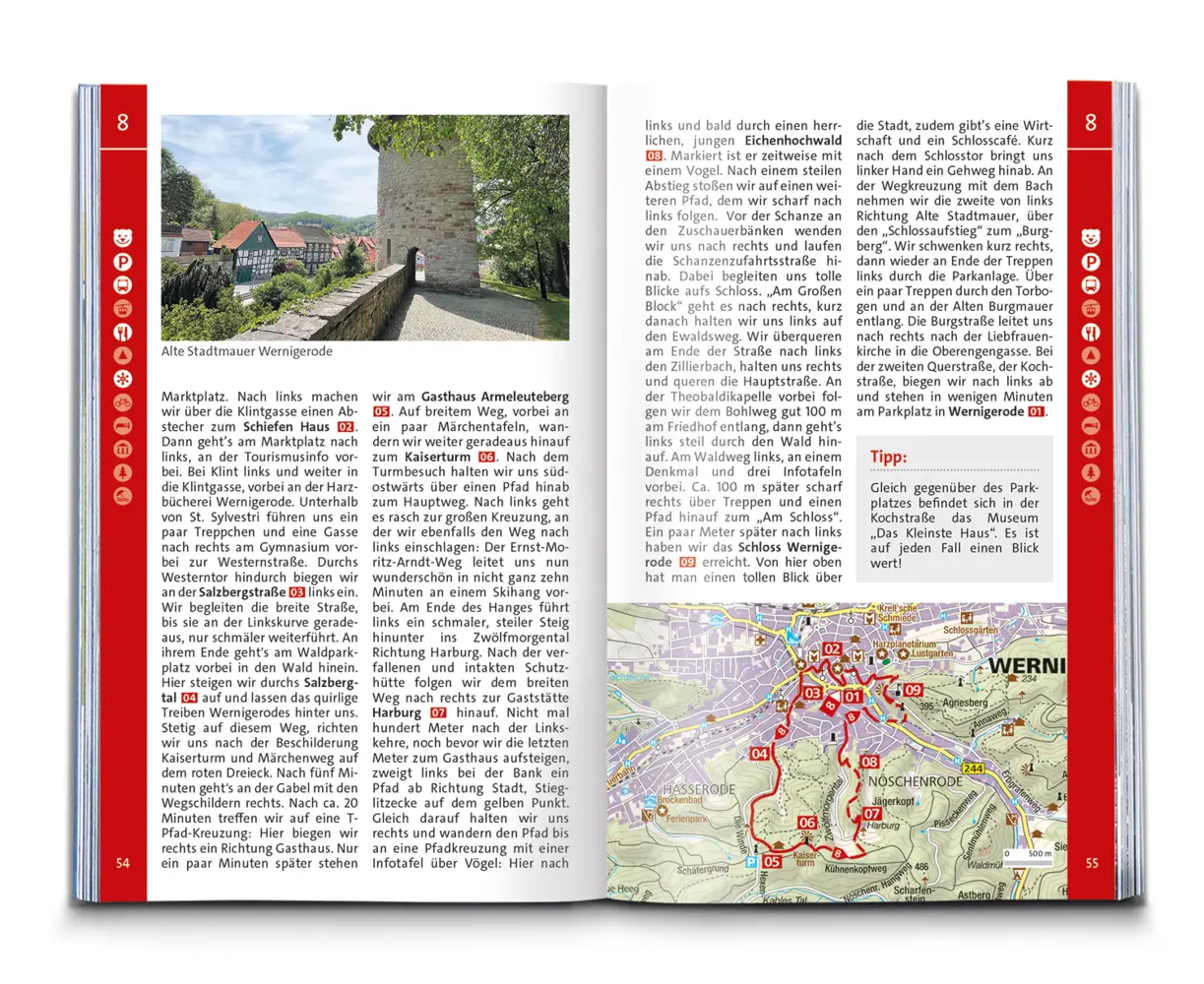 Bild: 9783991218456 | KOMPASS Wanderführer Harz, 60 Touren mit Extra-Tourenkarte | Aigner