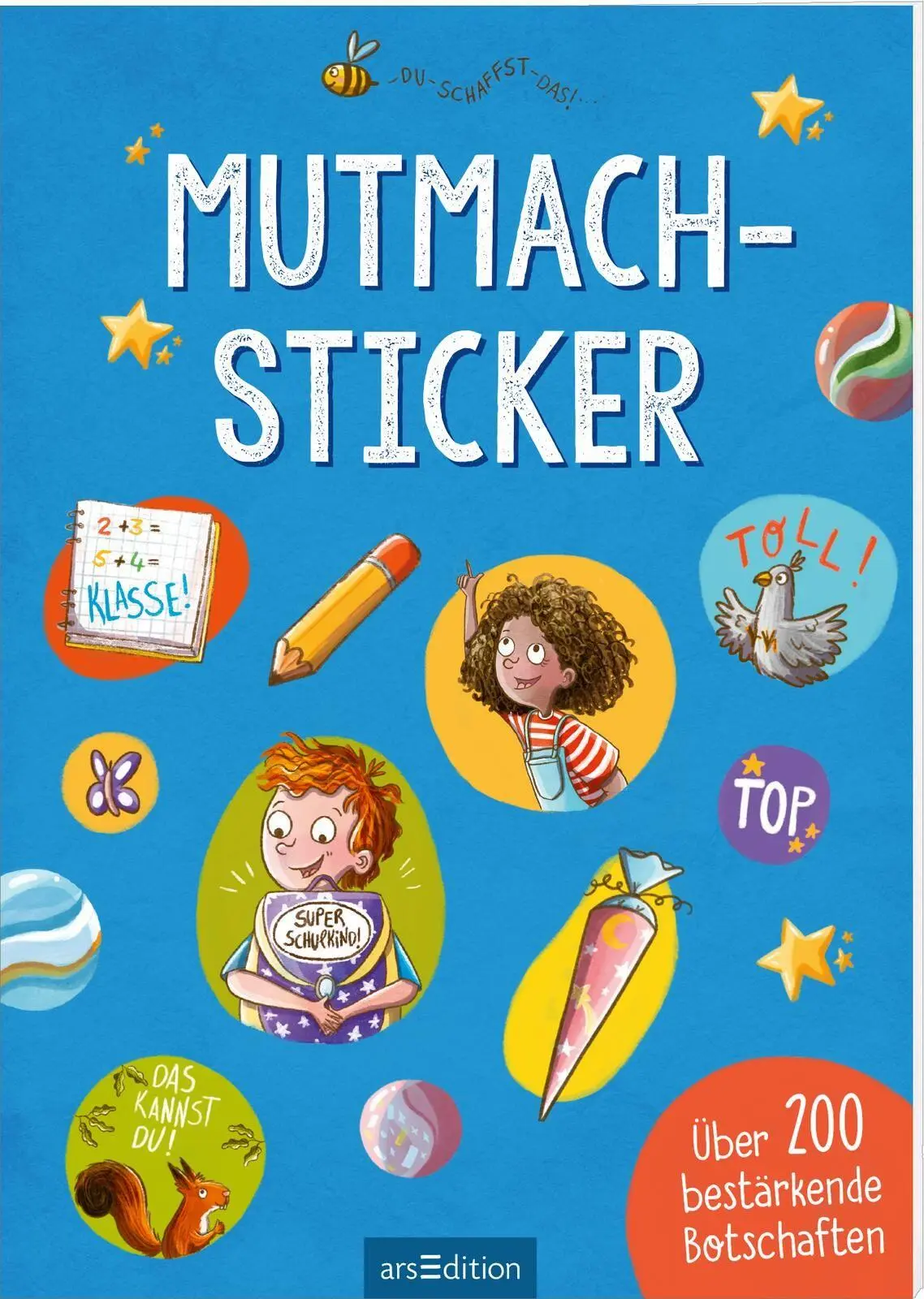 Cover: 4014489138556 | Mutmach-Sticker | Über 200 bestärkende Botschaften | Sarah Welk | 2026