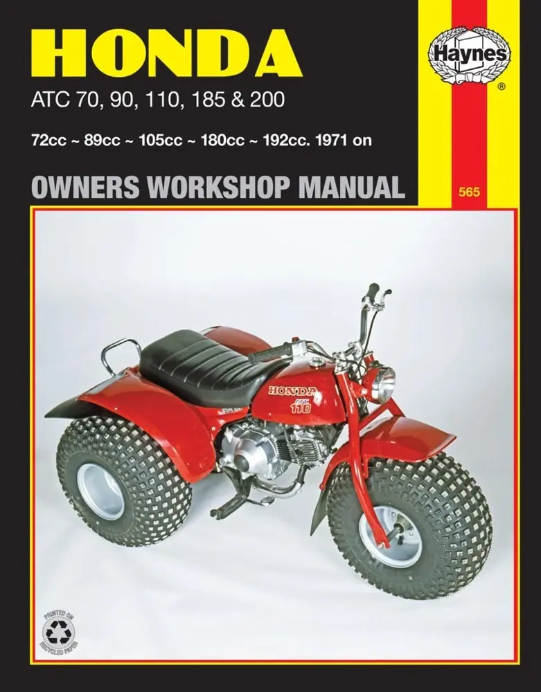 Cover: 9780856968556 | Honda ATC70, 90, 110, 185 &amp; 200 (71 - 85) Haynes Repair Manual | Buch