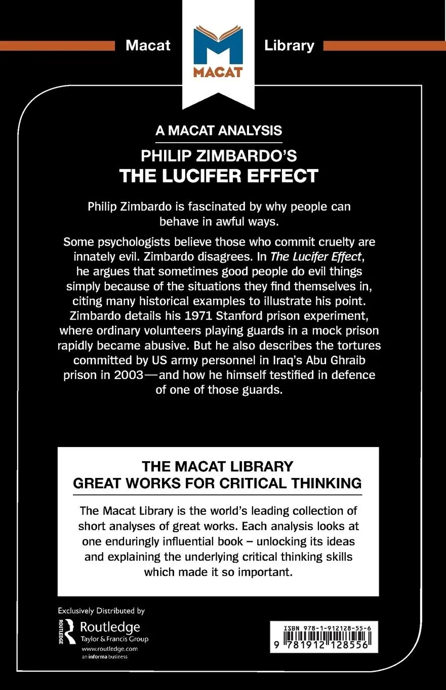 Rückseite: 9781912128556 | An Analysis of Philip Zimbardo's The Lucifer Effect | O'Connor | Buch