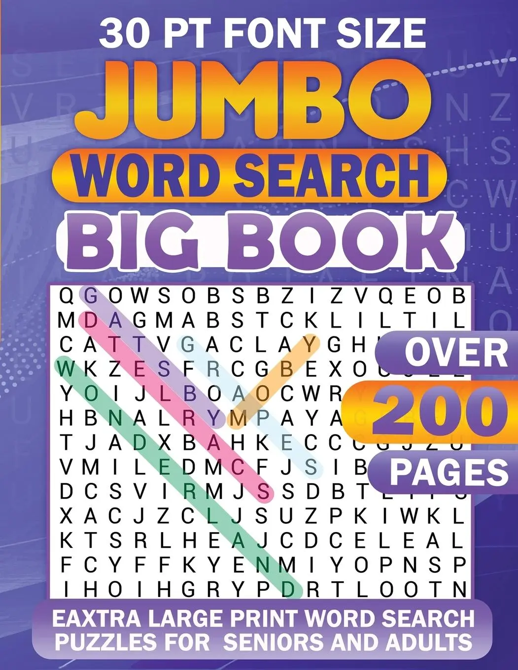 Cover: 9781998058556 | Jumbo Word Search | Big Book 30 Pt Font Size | Fairyland Books | Buch