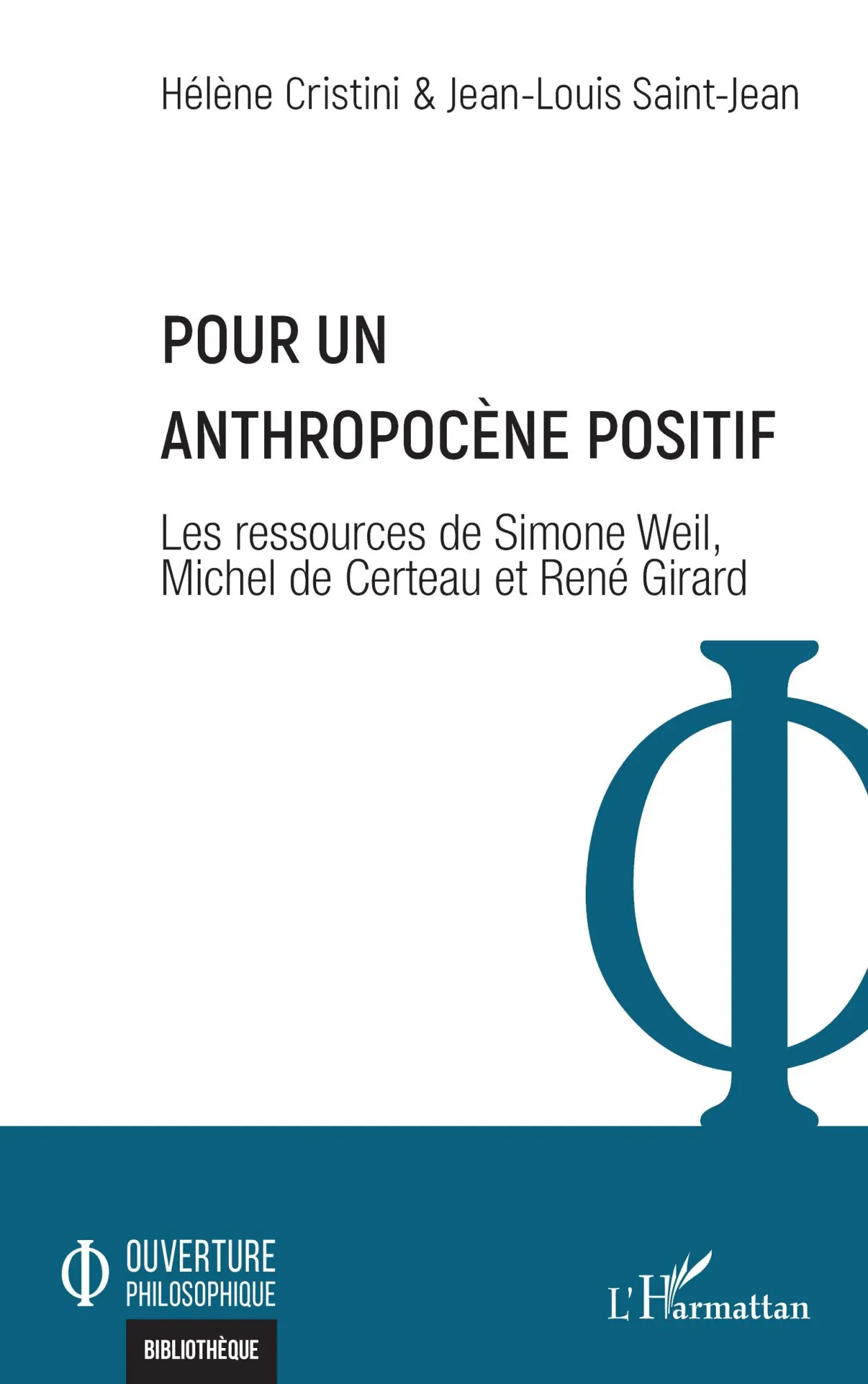Cover: 9782336608556 | Pour un Anthropocène positif | Hélène Cristini (u. a.) | Taschenbuch