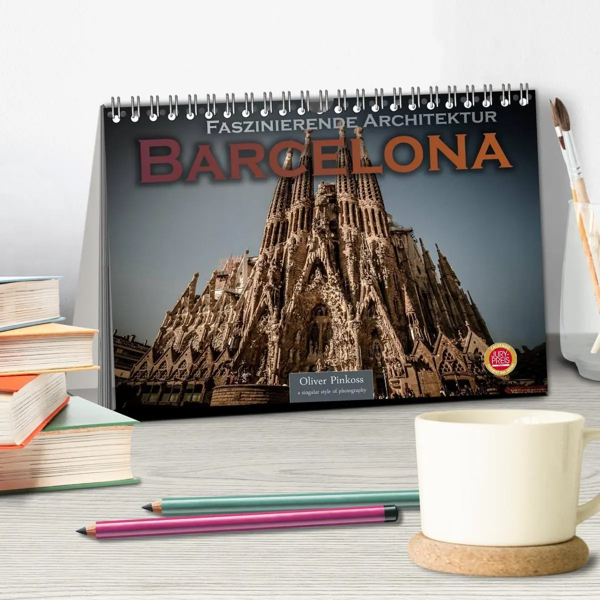 Bild: 9783516238556 | Barcelona - Faszinierende Architektur (Tischkalender 2026 DIN A5...