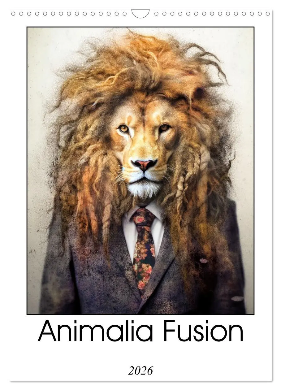 Cover: 9783516548556 | Animalia Fusion (Wall Calendar 2026 DIN A3 portrait), CALVENDO 12...
