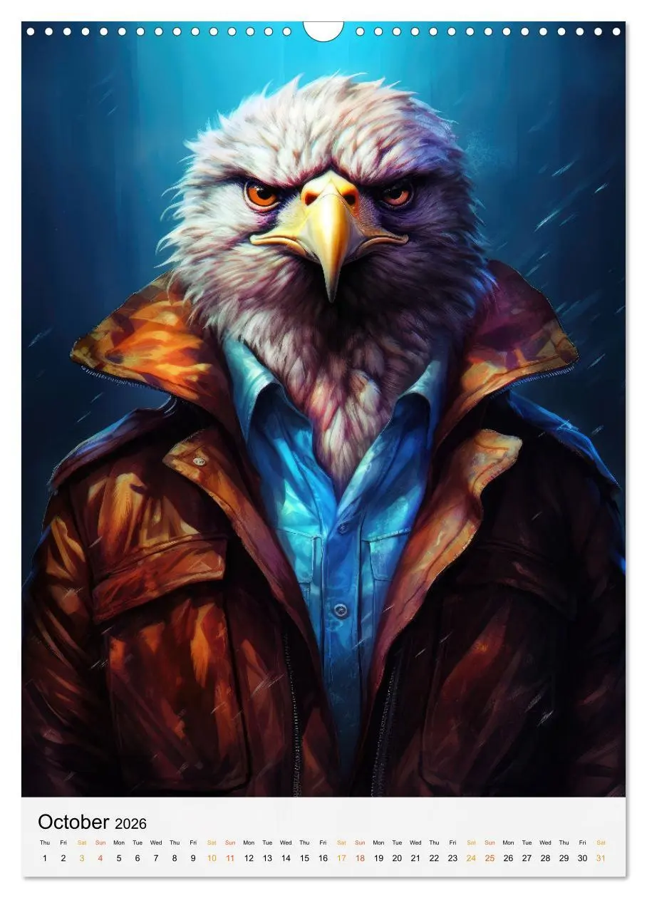 Bild: 9783516548556 | Animalia Fusion (Wall Calendar 2026 DIN A3 portrait), CALVENDO 12...
