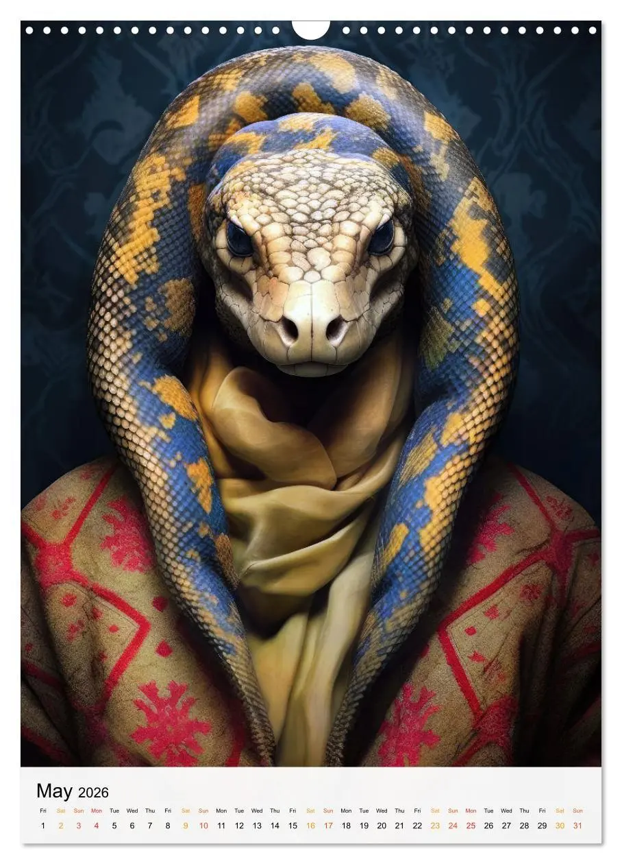 Bild: 9783516548556 | Animalia Fusion (Wall Calendar 2026 DIN A3 portrait), CALVENDO 12...