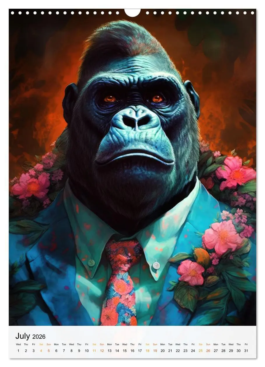 Bild: 9783516548556 | Animalia Fusion (Wall Calendar 2026 DIN A3 portrait), CALVENDO 12...