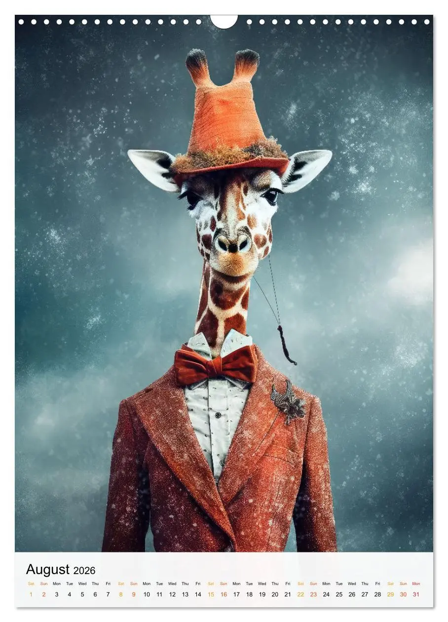 Bild: 9783516548556 | Animalia Fusion (Wall Calendar 2026 DIN A3 portrait), CALVENDO 12...
