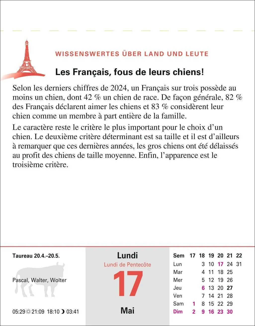 Bild: 9783840038556 | Französisch Sprachkalender 2027 - Französisch lernen leicht gemacht...