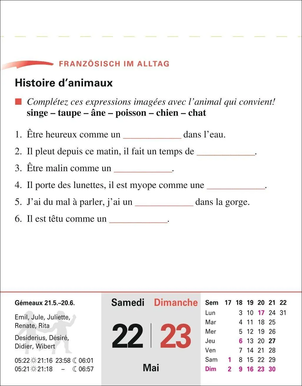 Bild: 9783840038556 | Französisch Sprachkalender 2027 - Französisch lernen leicht gemacht...