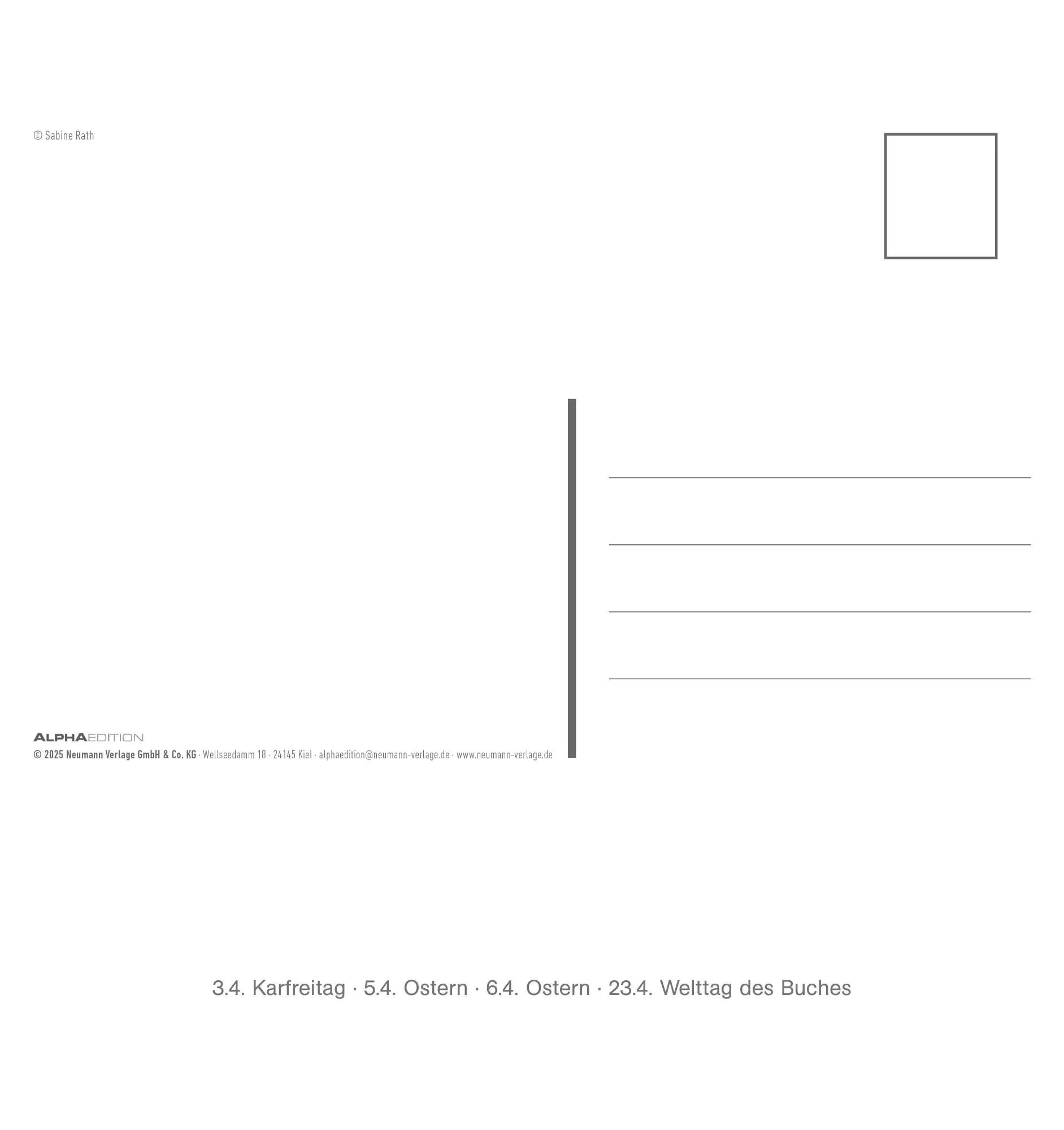 Bild: 4069095008656 | Süße Kaninchen 2026 - Postkartenkalender 16x17 cm | Kalender | 26 S.
