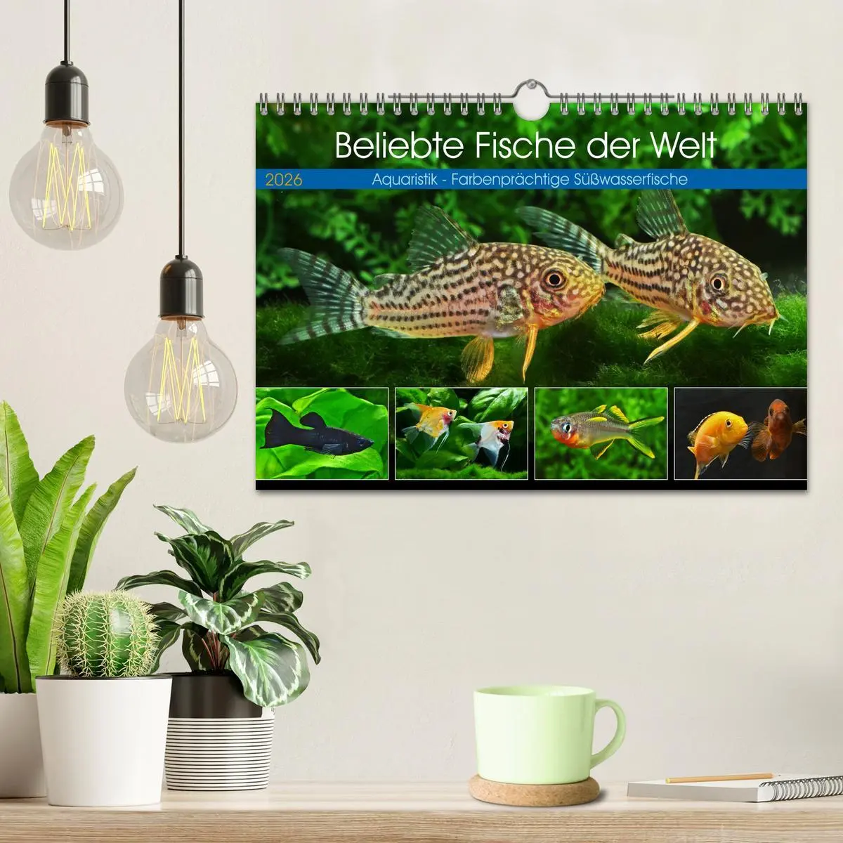 Bild: 9783457378656 | Beliebte Fische der Welt (Wandkalender 2026 DIN A4 quer), CALVENDO...