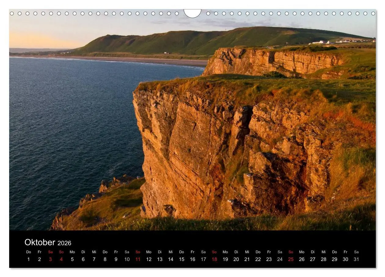 Bild: 9783516158656 | Englands Küsten 2026 (Wandkalender 2026 DIN A3 quer), CALVENDO...
