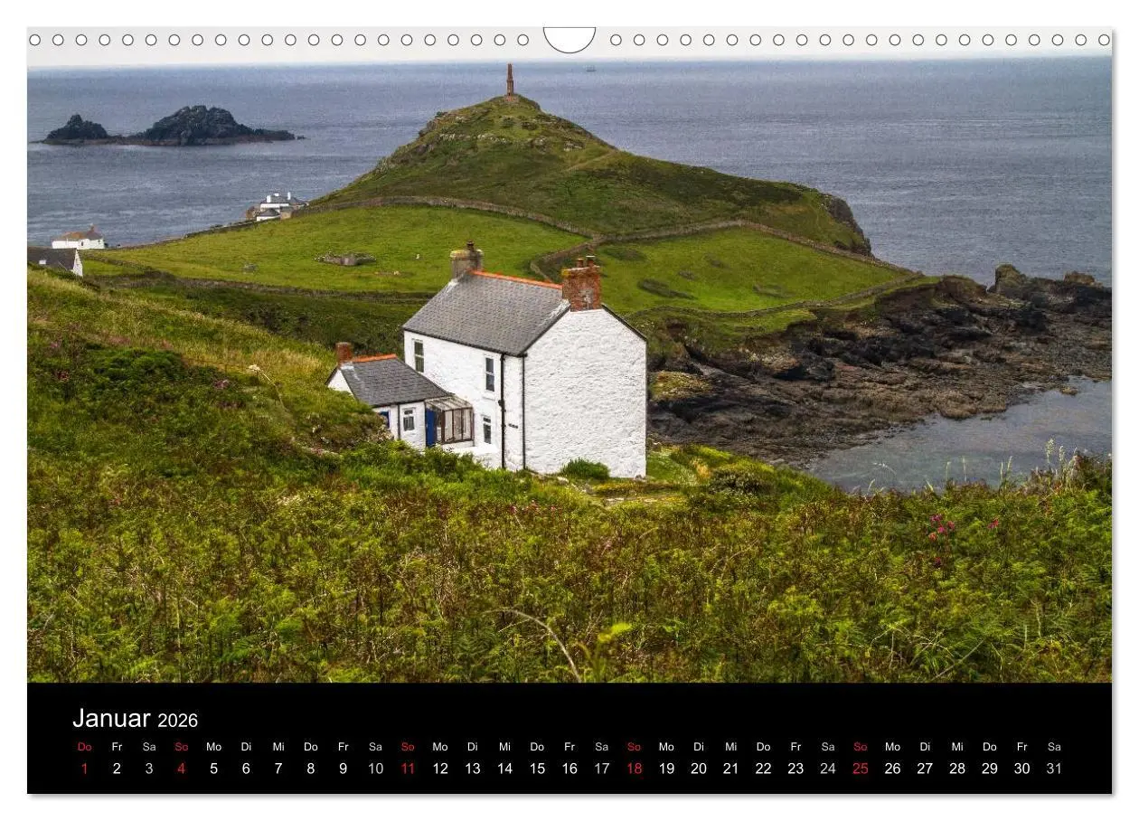 Bild: 9783516158656 | Englands Küsten 2026 (Wandkalender 2026 DIN A3 quer), CALVENDO...