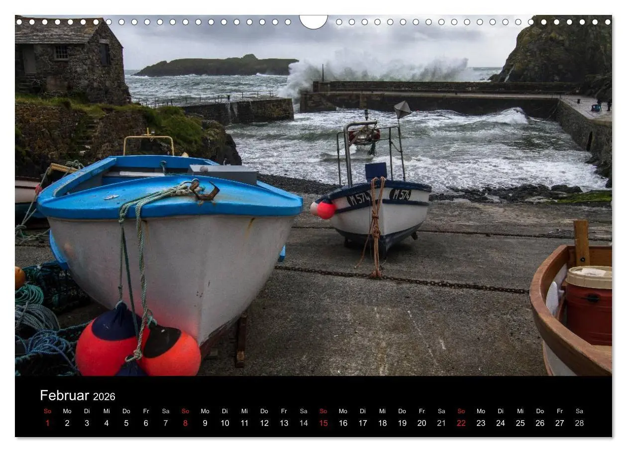 Bild: 9783516158656 | Englands Küsten 2026 (Wandkalender 2026 DIN A3 quer), CALVENDO...