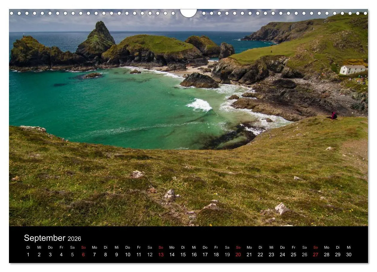 Bild: 9783516158656 | Englands Küsten 2026 (Wandkalender 2026 DIN A3 quer), CALVENDO...