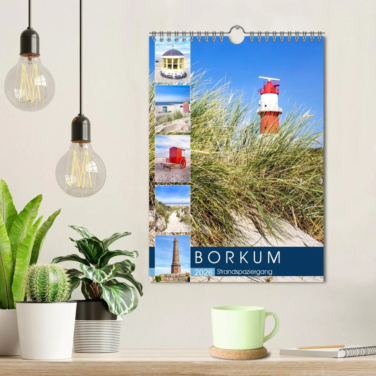 Bild: 9783516398656 | Borkum Strandspaziergang (Wandkalender 2026 DIN A4 hoch), CALVENDO...