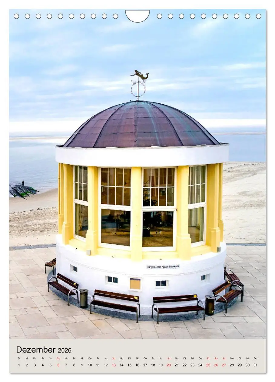 Bild: 9783516398656 | Borkum Strandspaziergang (Wandkalender 2026 DIN A4 hoch), CALVENDO...