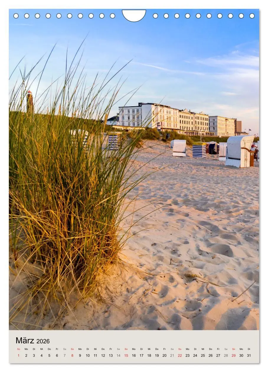 Bild: 9783516398656 | Borkum Strandspaziergang (Wandkalender 2026 DIN A4 hoch), CALVENDO...