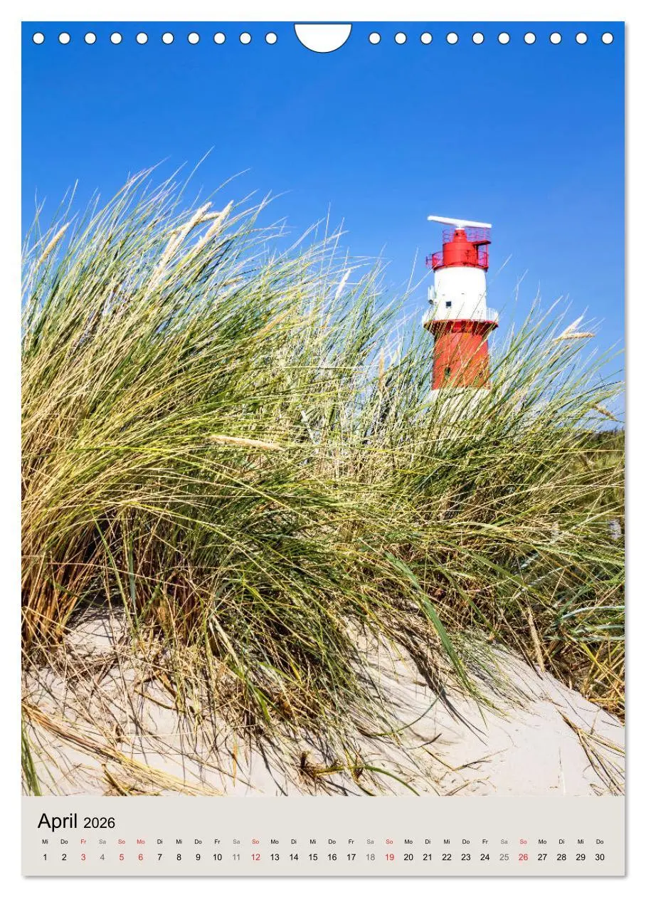Bild: 9783516398656 | Borkum Strandspaziergang (Wandkalender 2026 DIN A4 hoch), CALVENDO...