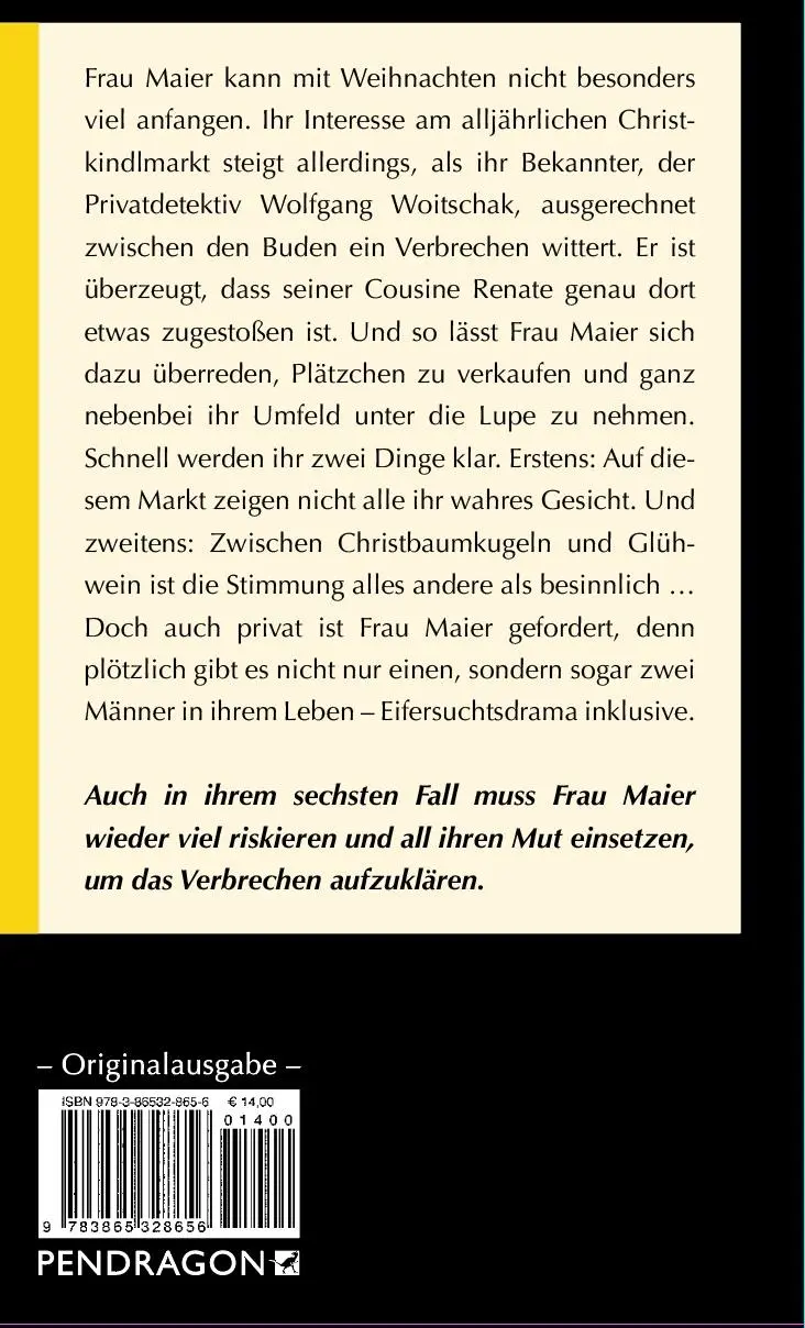 Rückseite: 9783865328656 | Frau Maier geht ein Licht auf | Frau Maiers 6. Fall | Jessica Kremser