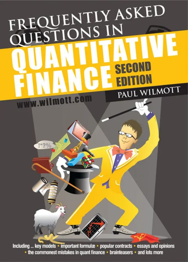 Cover: 9780470748756 | Frequently Asked Questions in Quantitative Finance | Wilmott | Buch