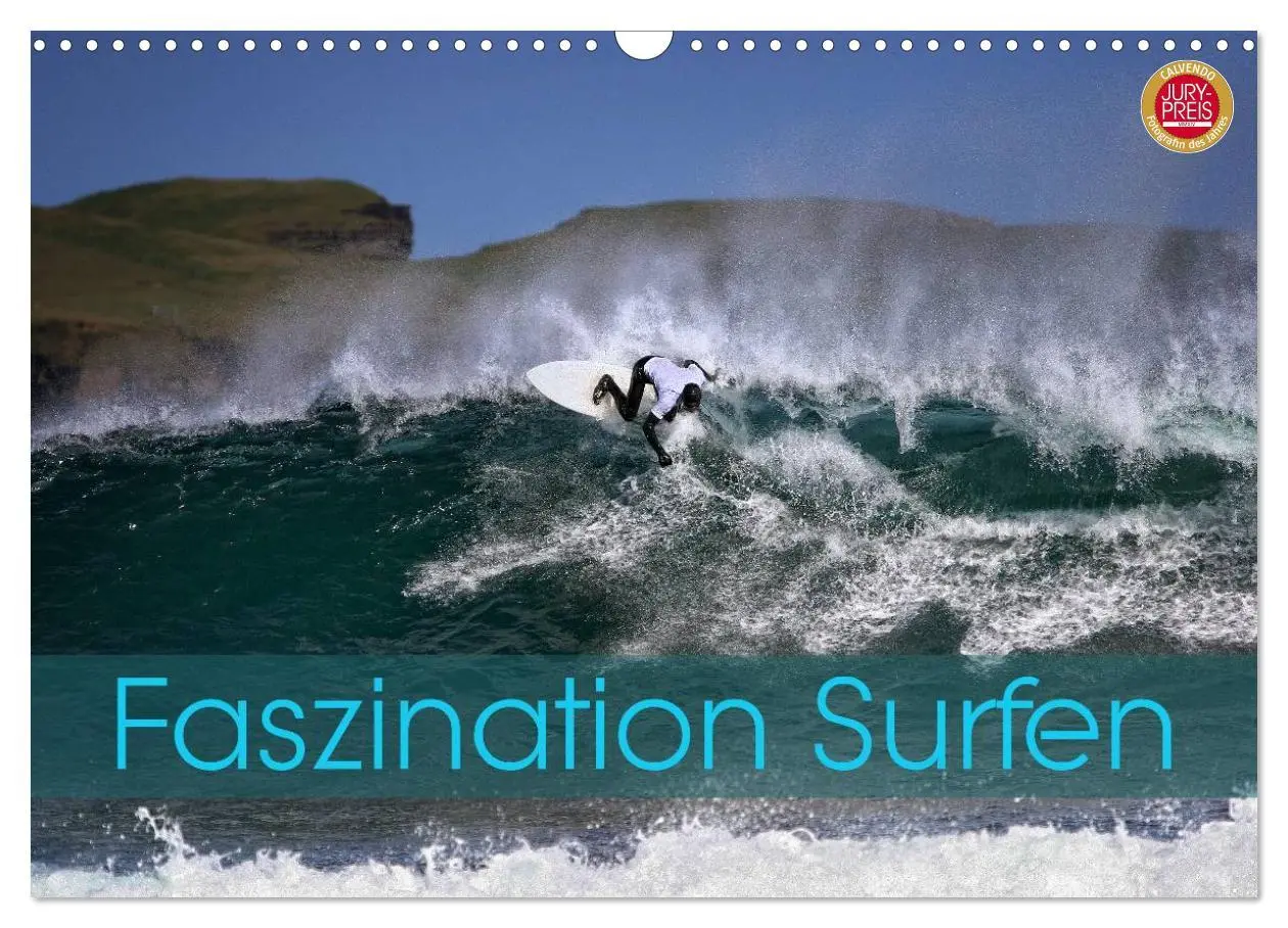 Cover: 9783516078756 | Faszination Surfen (Wandkalender 2026 DIN A3 quer), CALVENDO...