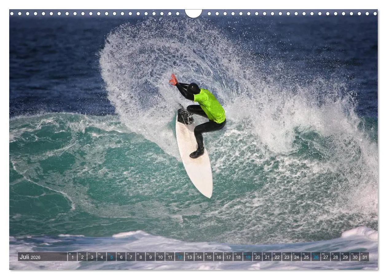 Bild: 9783516078756 | Faszination Surfen (Wandkalender 2026 DIN A3 quer), CALVENDO...