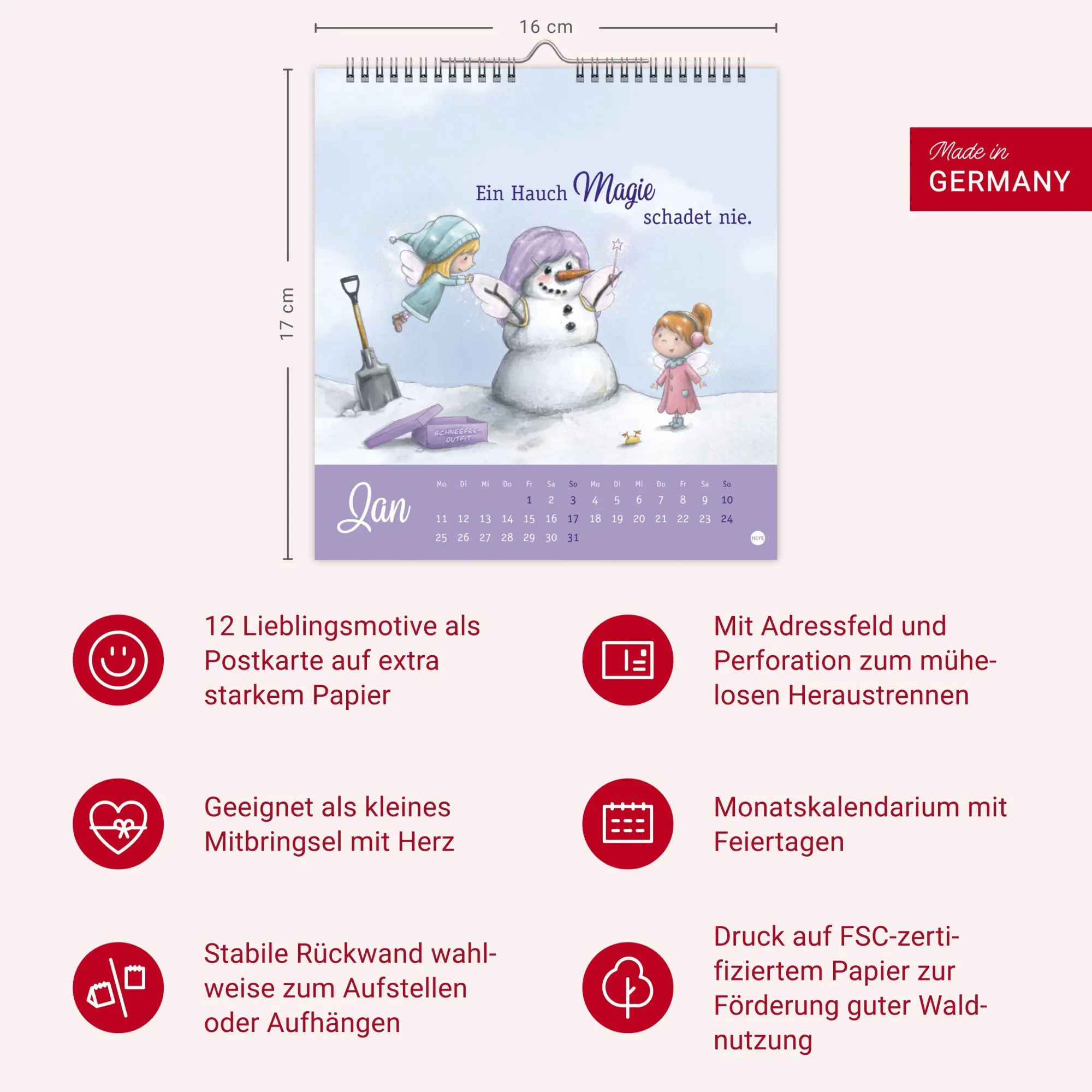 Bild: 9783756418756 | Zauberwesen Postkartenkalender 2027 - Zauberhafte Grüße für dich